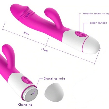 Мультискоростной вибратор-фаллоимитатор Yafe G-Spot, компактные размеры