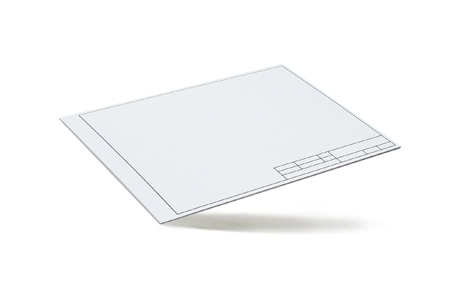 Бумага для черчения горизонтальная