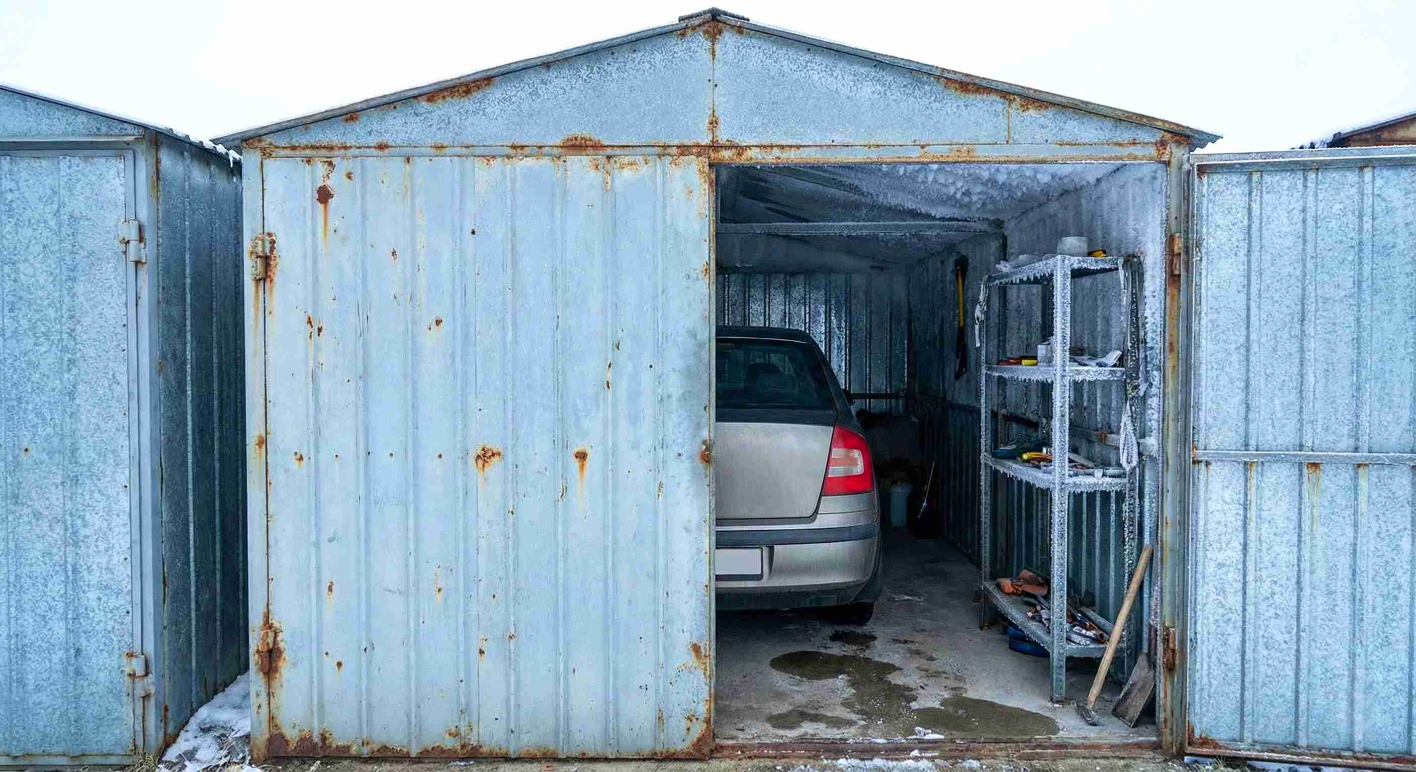 Металлический гараж