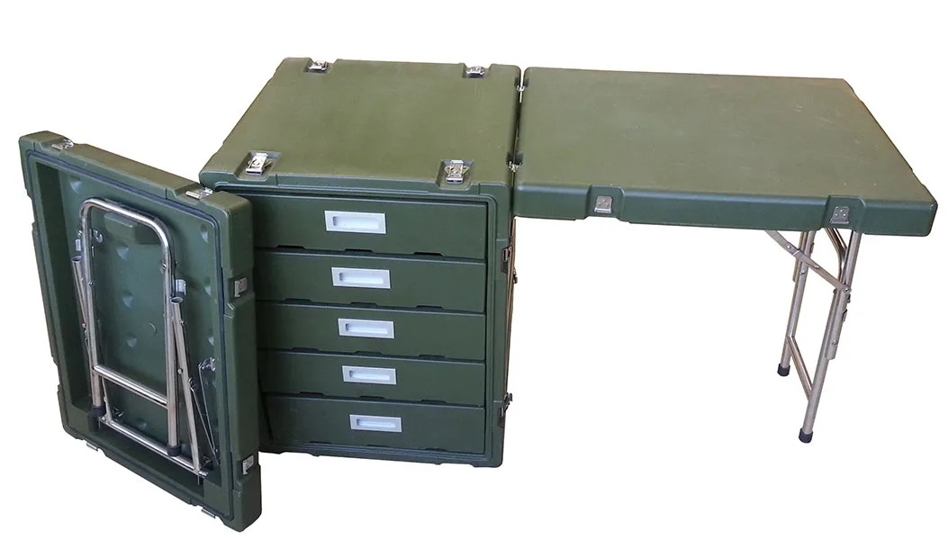 При необходимости - раскладывается одно рабочее место