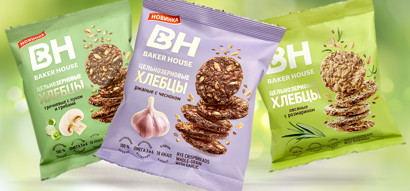 ХЛЕБЦЫ ЦЕЛЬНОЗЕРНОВЫЕ BAKER HOUSE