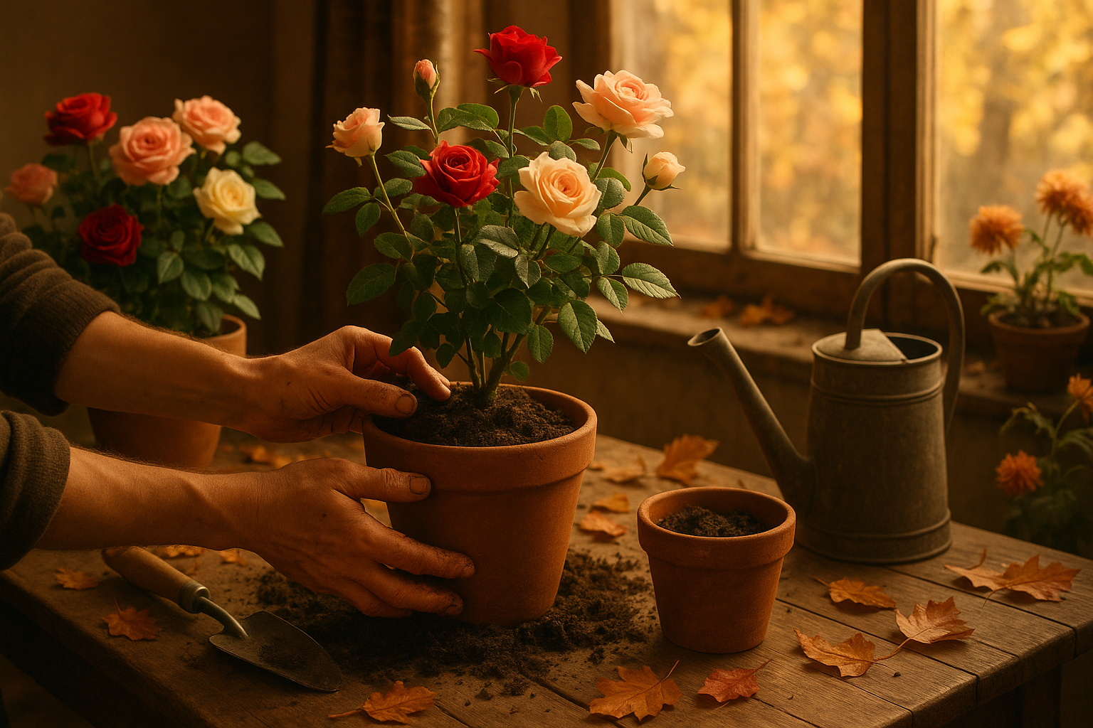 Пересадка роз осенью &ndash; пошаговое руководство с фото