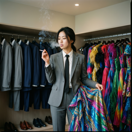 invisible-girl-choosing-her-own-life <img src="invisible-girl-choosing-her-own-life.jpg" alt="Young woman choosing between a rigid imposed life and her true colorful self, symbolizing the invisible girl becoming visible">