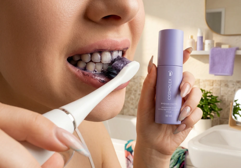 Как правильно использовать фиолетовую зубную пасту