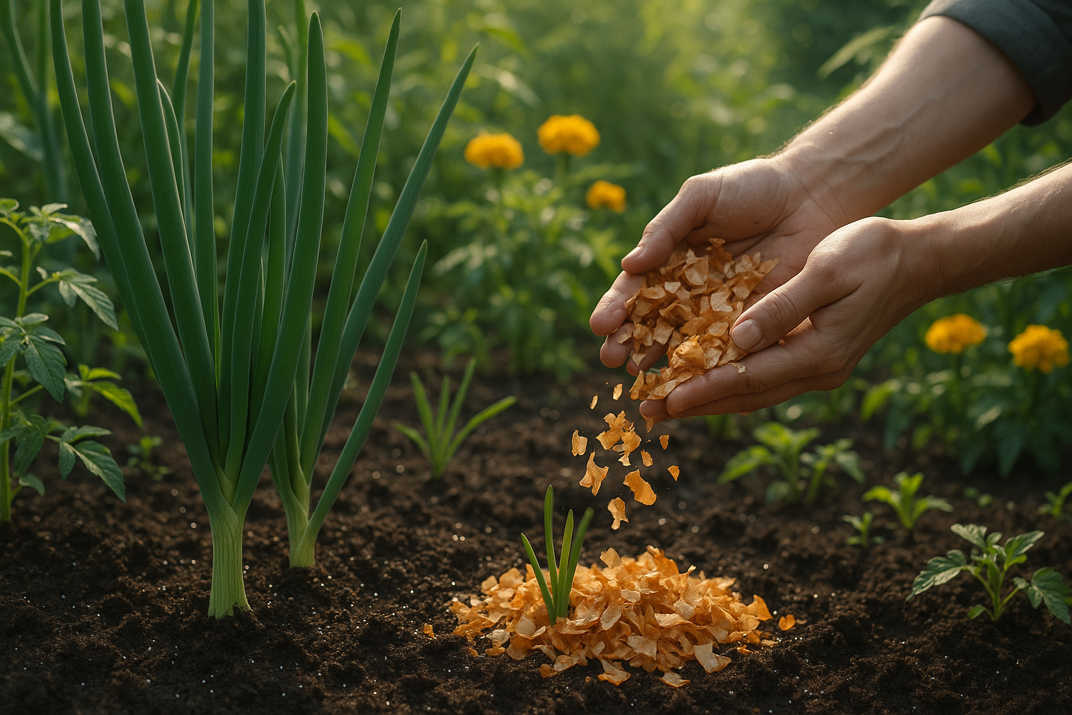 Весенняя подкормка лука минеральными и органическими удобрениями для хорошего урожая