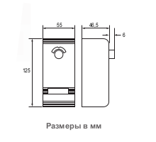 Размеры Johnson Controls A19AAC-9005