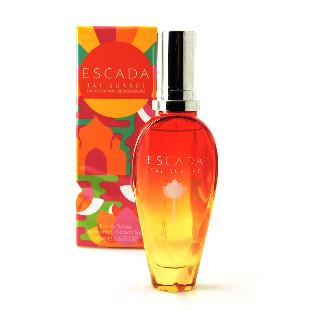 Escada Taj Sunset Limited Edition — туалетная вода для женщин. Манго, лотос и кокос. Нежный, вкусный, радостный аромат.