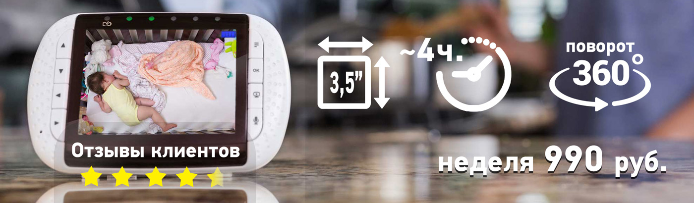 Прокат и аренда видеоняни и радионяни от 25₽ в день в Москве - Панда ...