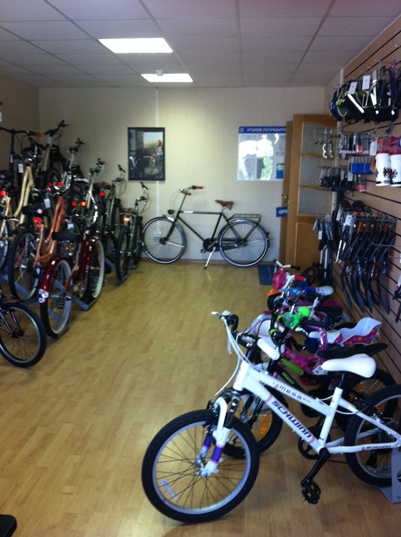 Зал офиса продаж "Велосипеды мечты"