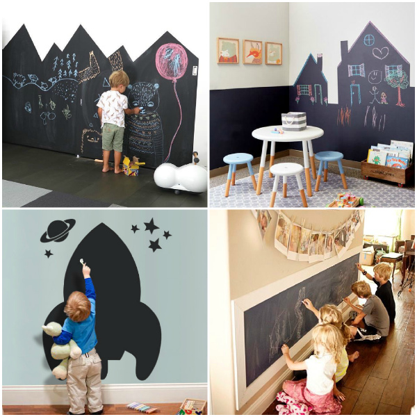Оформление стен в детской комнате: виды материалов, цвет, декор, фото в интерьере