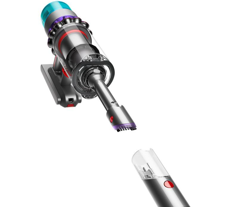 Dyson G5 Detect превращается в портативный в один клик