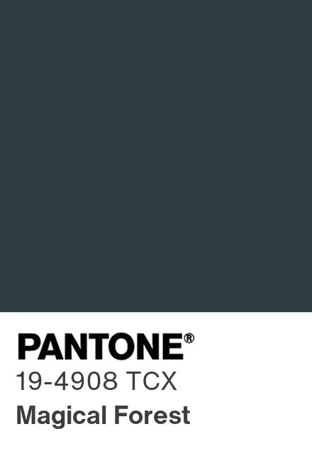 PANTONE 19-4908 TCX Magical Forest — Магический лес