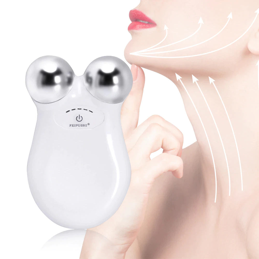 Купить Микротоки Роликовый микротоковый массажер для лица Facial Toning  Device (цвет белый), цены | Интернет-магазин корейской косметики «BB-Glow»