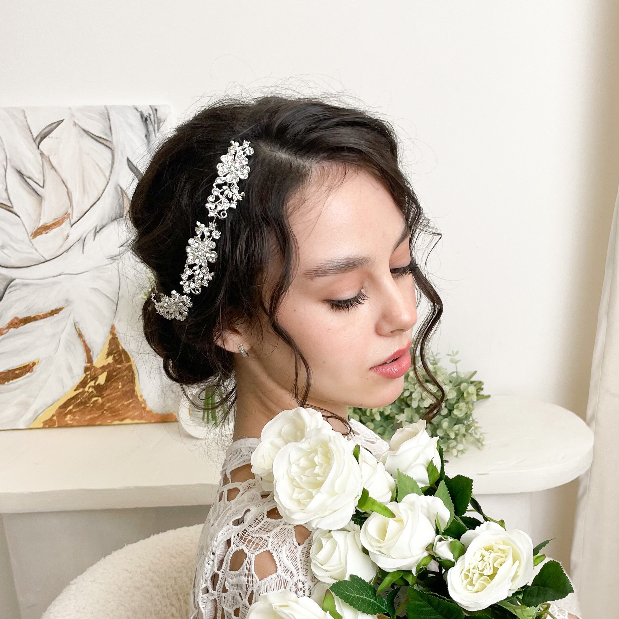 Свадебные украшения для волос, купить аксессуары для невесты в Москве