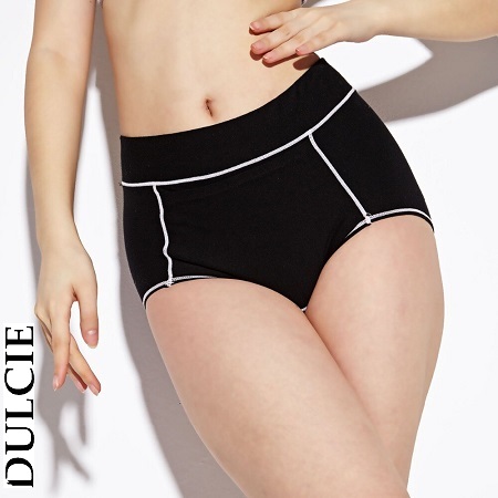 Защитные менструальные трусики Dulcie, кармашек, черные 