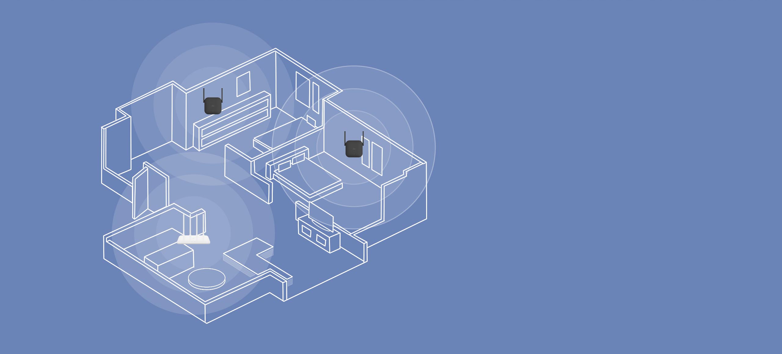 Wi-Fi усилитель сигнала (репитер) Xiaomi Wi-Fi Range Extender Pro-описание-3.jpg