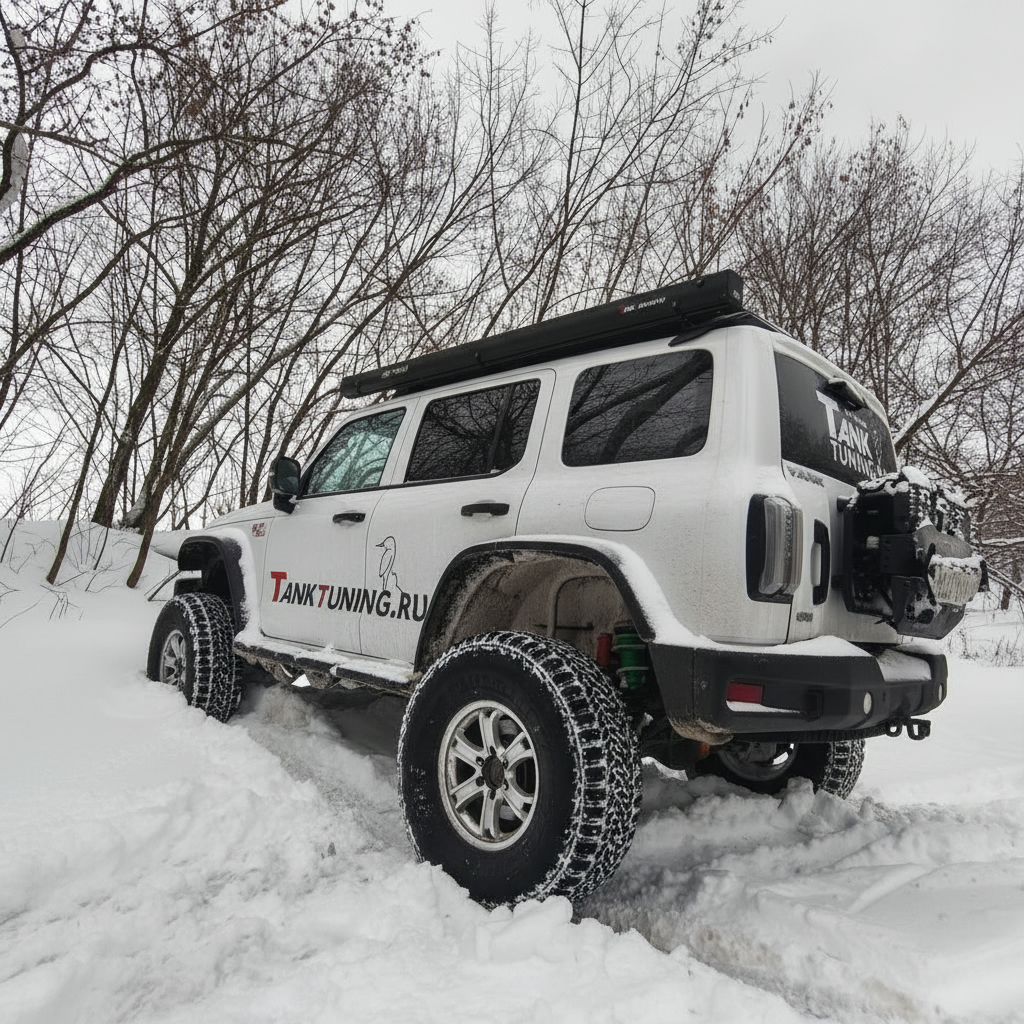 HAVAL H9 на зимнем маршруте после подготовки