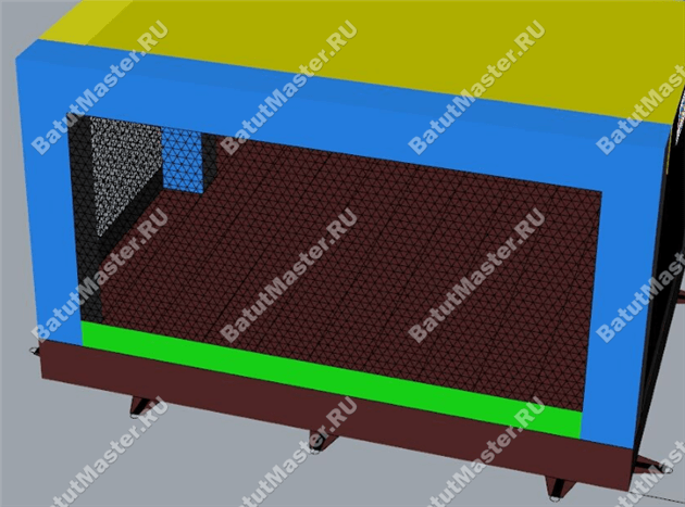 Защитная сетка надувного батута