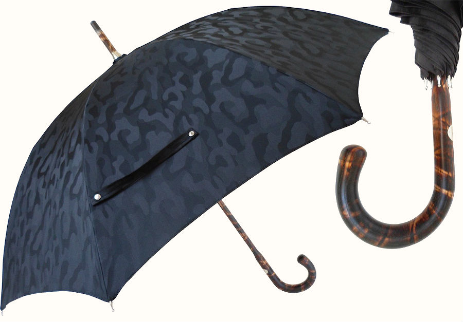 Pasotti дорогой премиум зонт-трость с ручкой из ореха