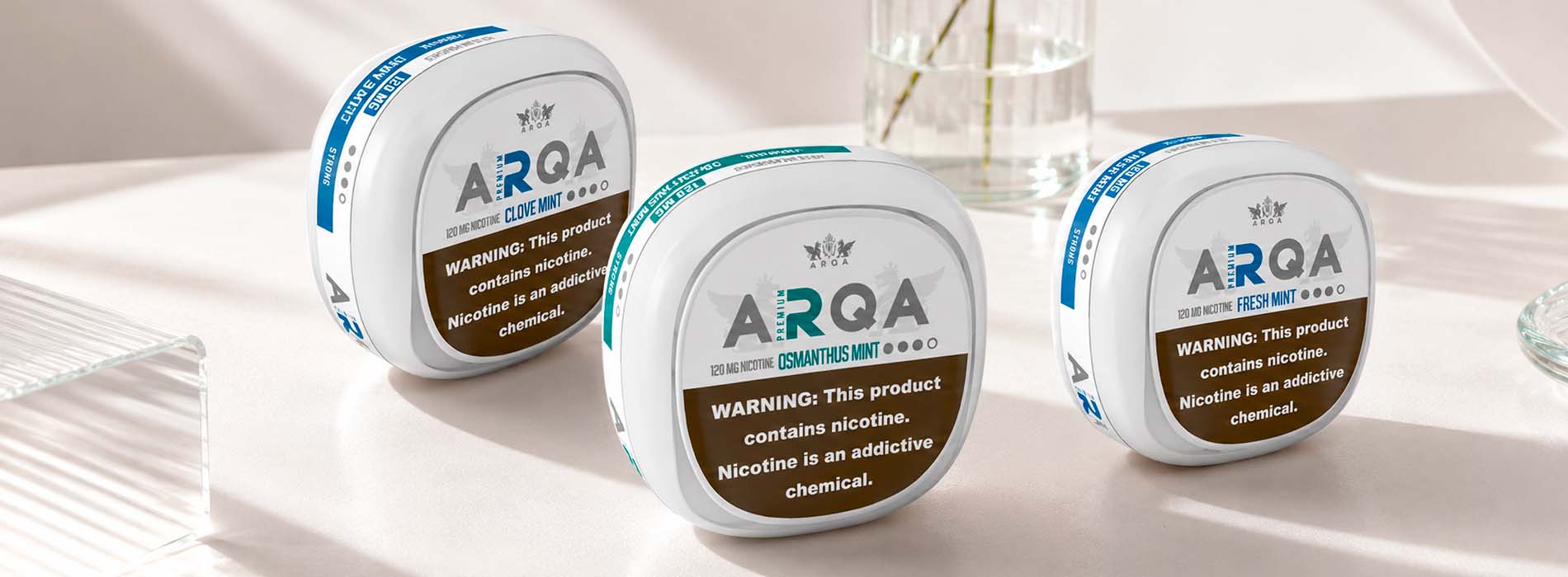 Расширенная линейка ARQA Premium 120mg с мятными и холодными вкусами Расширенная линейка ARQA Premium 120mg с мятными и холодными вкусами