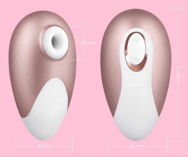 Вакуумно-волновой стимулятор Satisfyer Pro Deluxe Next Generation, размеры