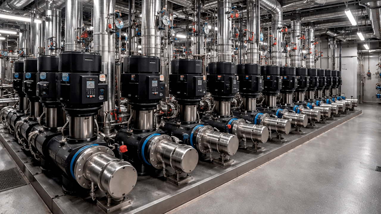 Котельная с сетевыми насосами Котельная с сетевыми насосами