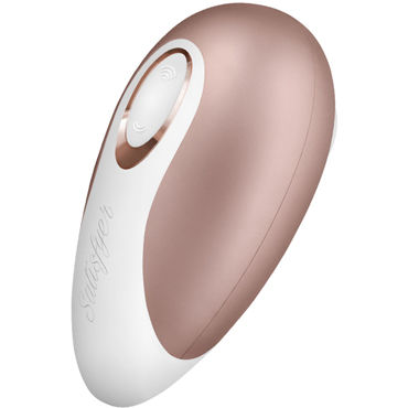 Вакуумно-волновой стимулятор Satisfyer Pro Deluxe Next Generation, бело-золотой