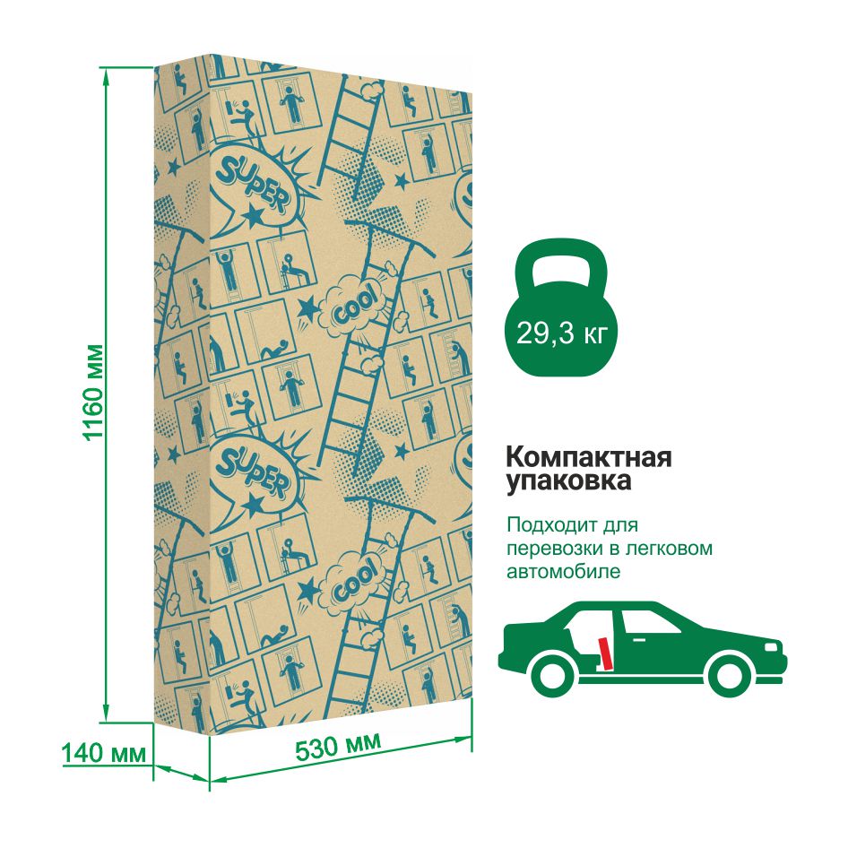 Упаковка шведской стенки Romana Sa