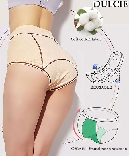 Защитные менструальные трусики Dulcie, кармашек