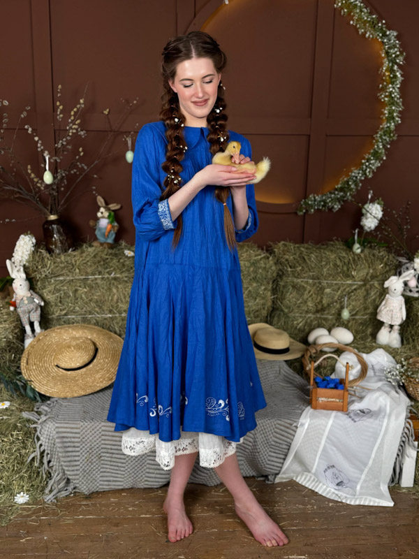 Веренея. Платье льняное с вышивкой PL-422614. LinenBy.by Веренея. Платье льняное с вышивкой PL-422614. LinenBy.by