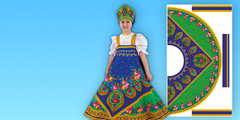 Костюмы <br>в наборе <br>для шитья