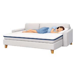 Анатомическая пена выровняет поверхность и распределит нагрузку