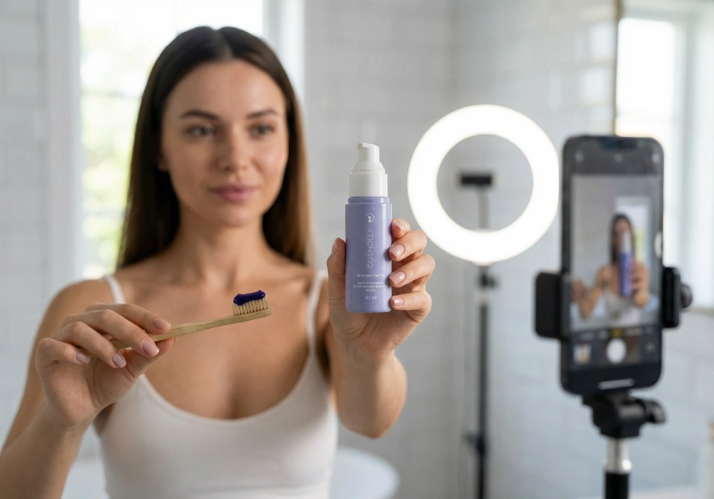 Фиолетовая паста тренд