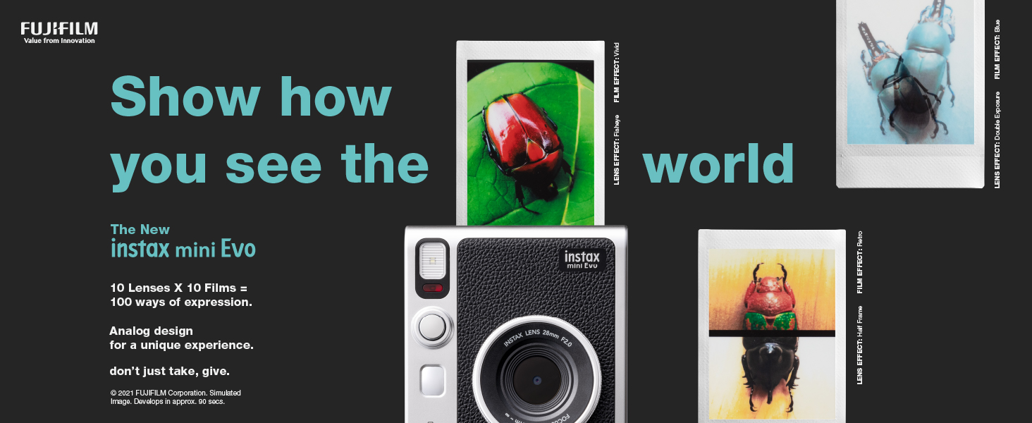 купить Фотоаппарат моментальной печати Fujifilm Instax Mini Evo