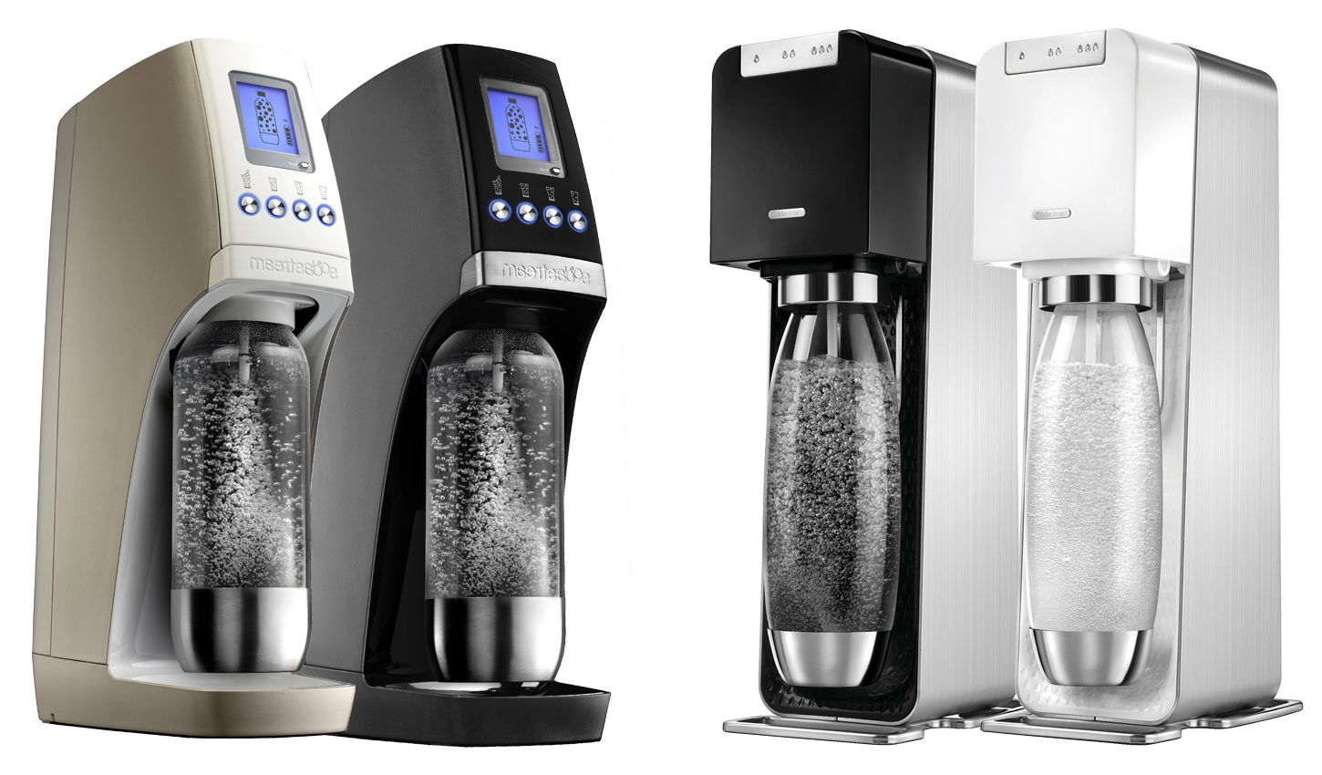 Фото сифонов для газ воды Sodastream Revolurion и Power