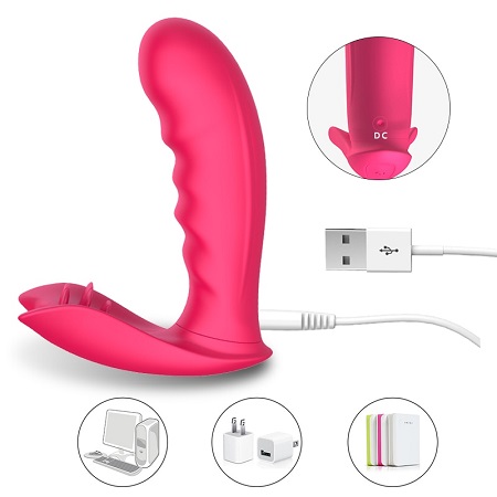 USB-зарядка Вагинально-клиторального стимулятора Butterfly