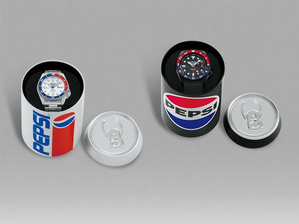 часы Seiko и Pepsi мужские лимитированные