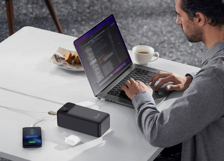 Емкость 40000mAh (65W) и 60000mAh (80W), функция сквозной зарядки!