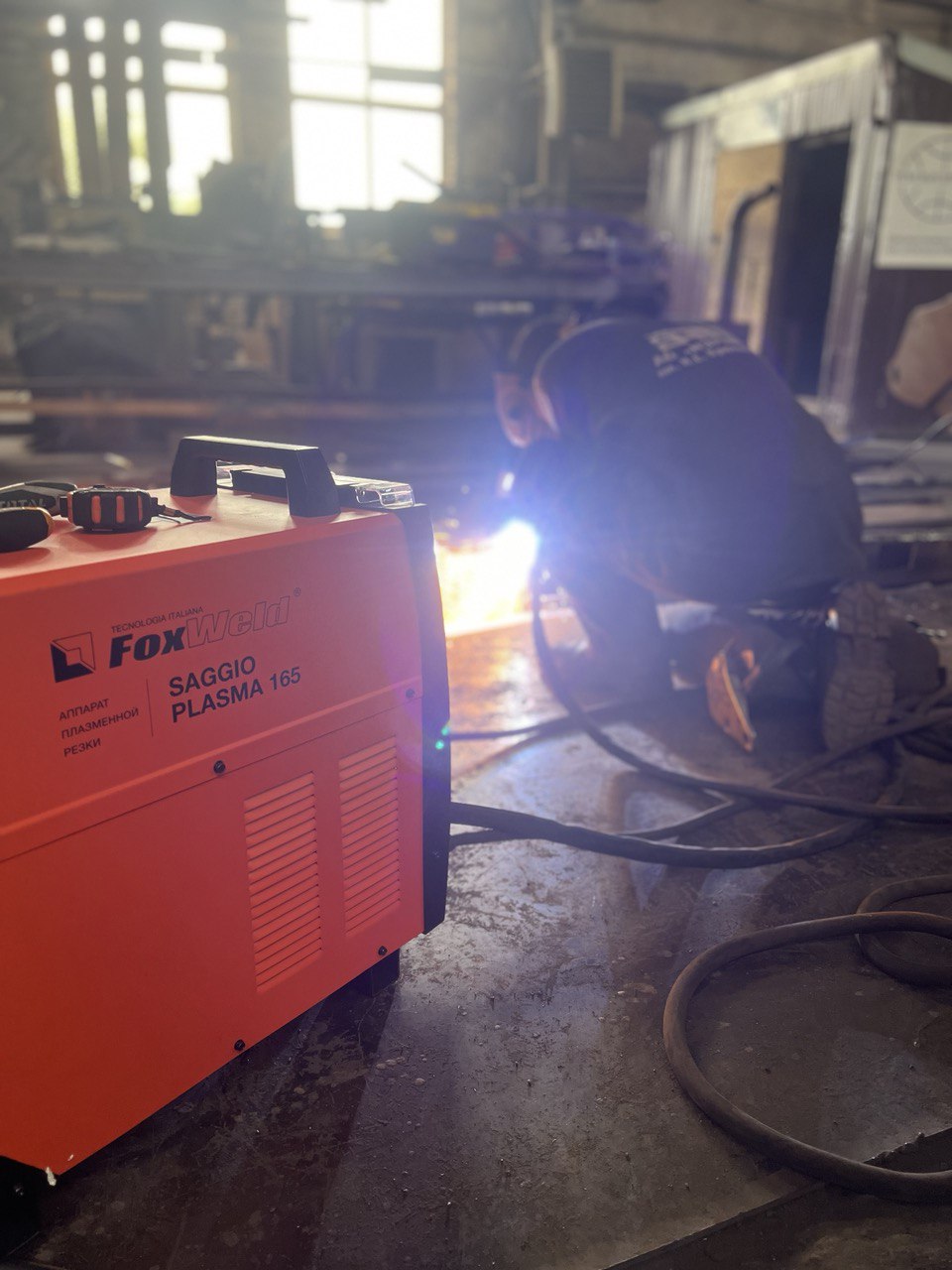 Тест оборудования на линии сборки металлокаркасов