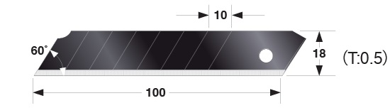 фото Лезвия TAJIMA 18 мм LB50RB-50H/K1