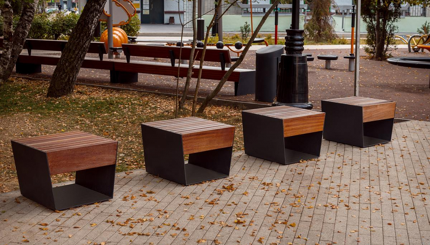 HPL-панели для МАФов и общественных пространств