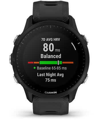 Умные часы Garmin Forerunner 955 с черным ремешком: СТАТУС ВСР