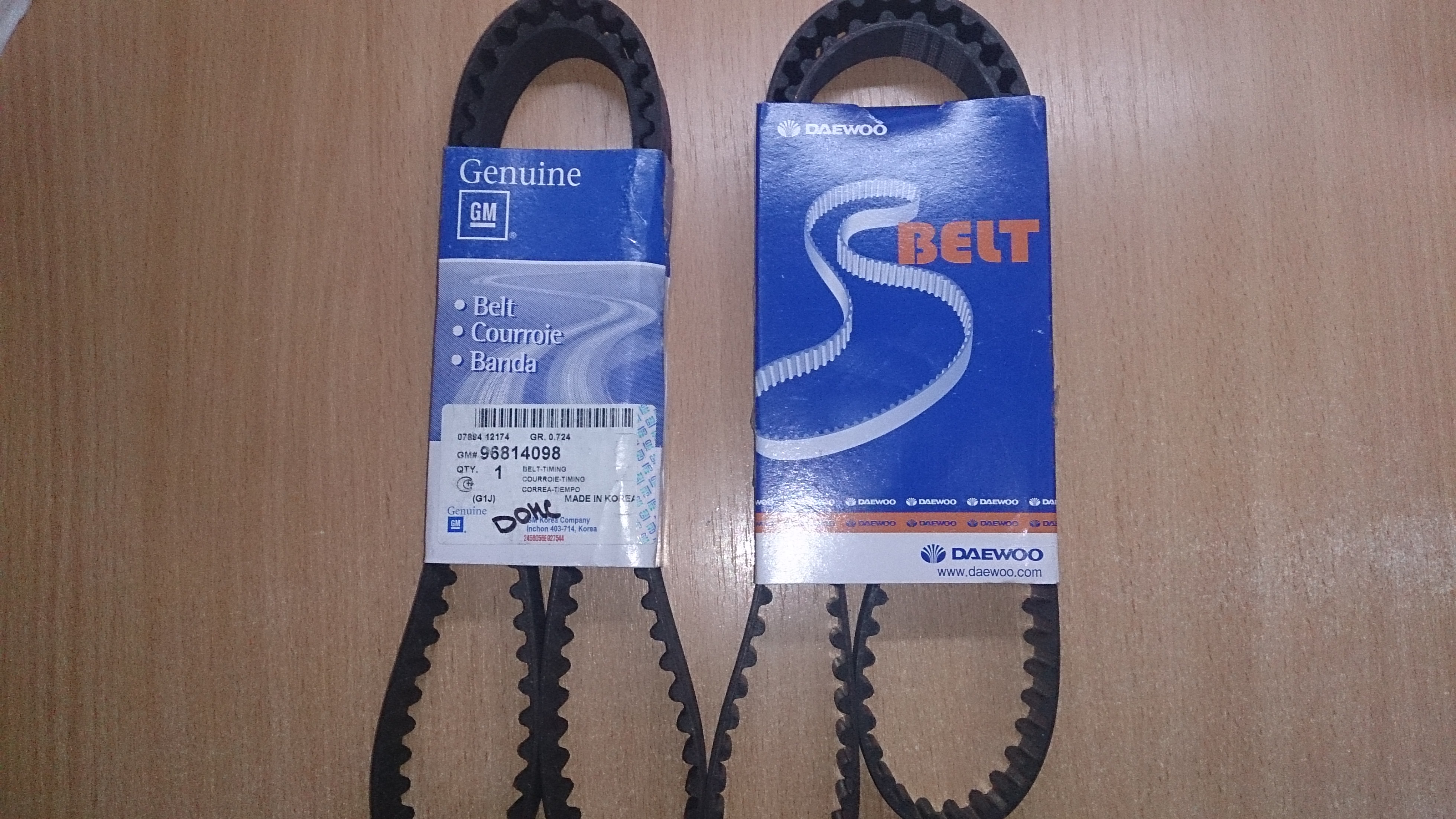 Ремень грм GM и Daewoo