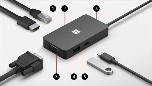 Microsoft USB-C Travel Hub