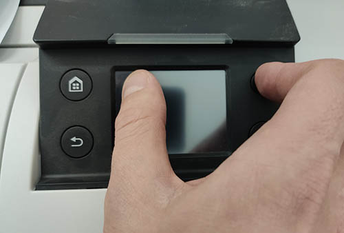 Сброс памперса Canon TM-200 через меню