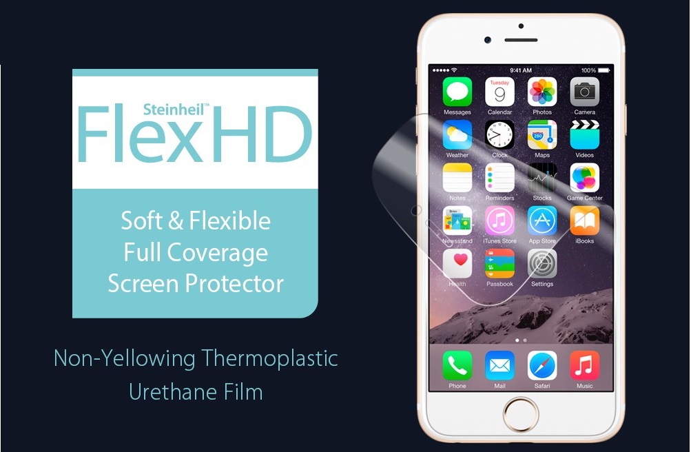 Защитная пленка на весь дисплей iPhone 6 / 6S Spigen Screen Protector Steinheil Flex HD SGP11088