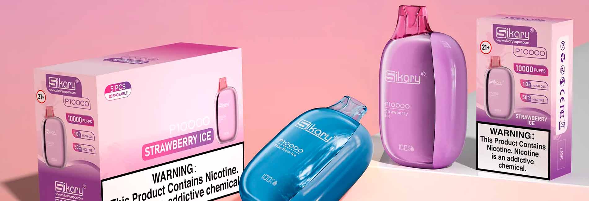 одноразовые устройства SIKARY для перехода на пар