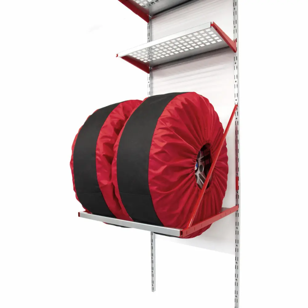 Базовая секция полки-кронштейна системы IF для хранения 2-х колес на стене