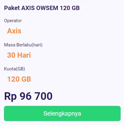 Paket OWSEM AXIS 120 GB