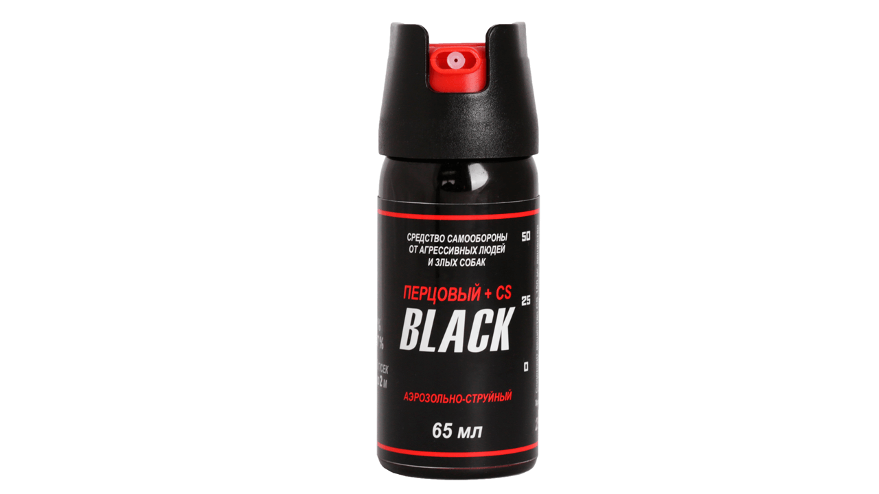 Газовый перцовый баллончик Black